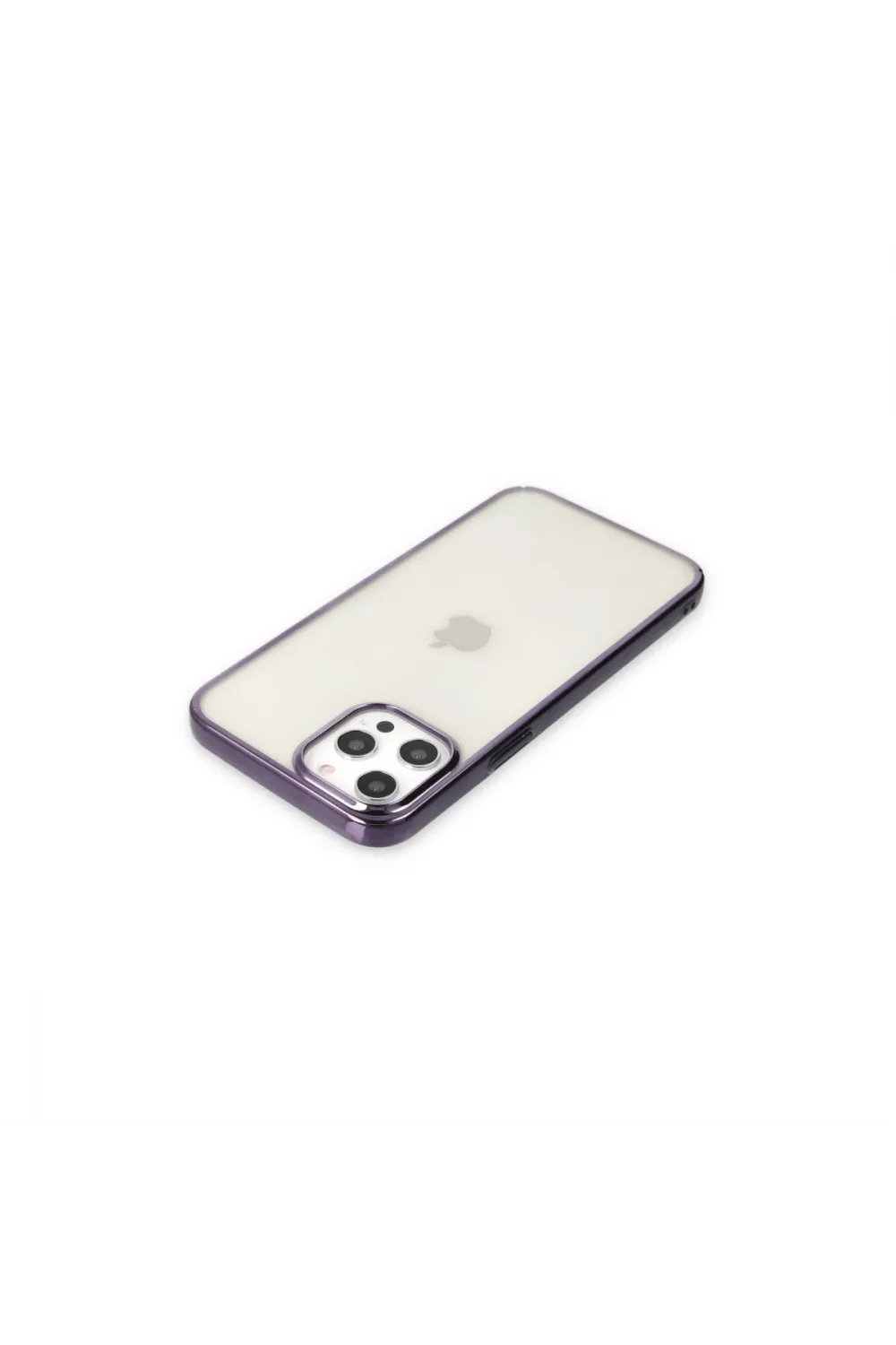 Apple İphone 12 Pro Max Kılıf Element Silikon - Mor