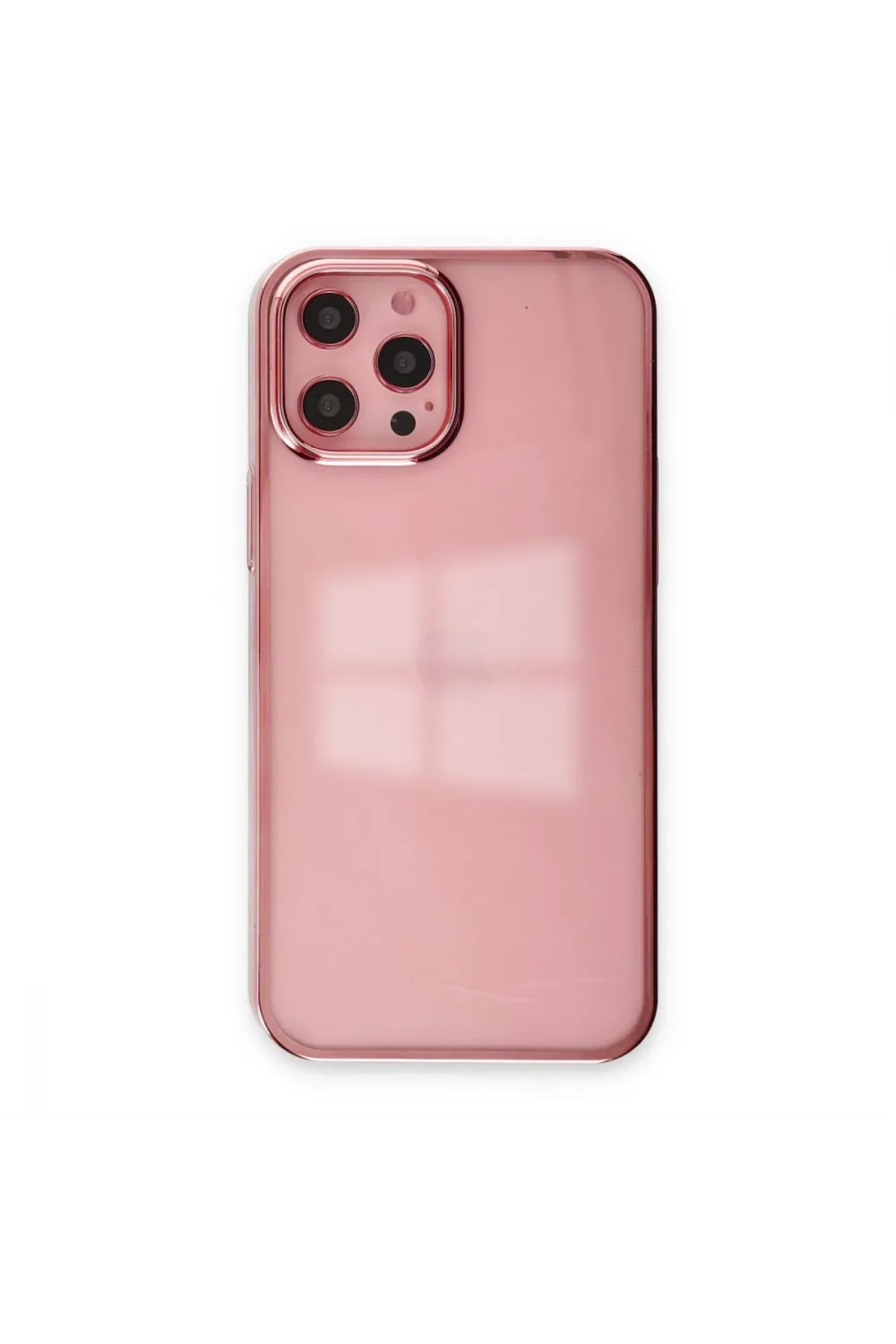 Apple İphone 12 Pro Max Kılıf Element Silikon - Pembe