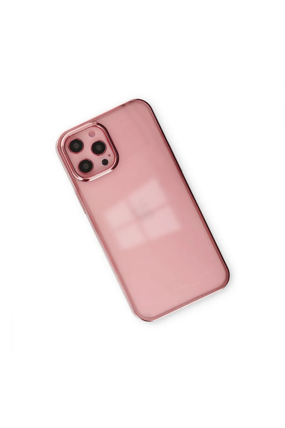Apple İphone 12 Pro Max Kılıf Element Silikon - Pembe