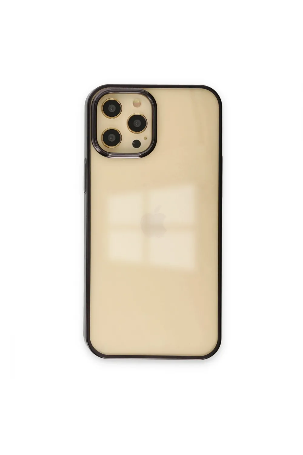 Apple İphone 12 Pro Max Kılıf Element Silikon - Siyah