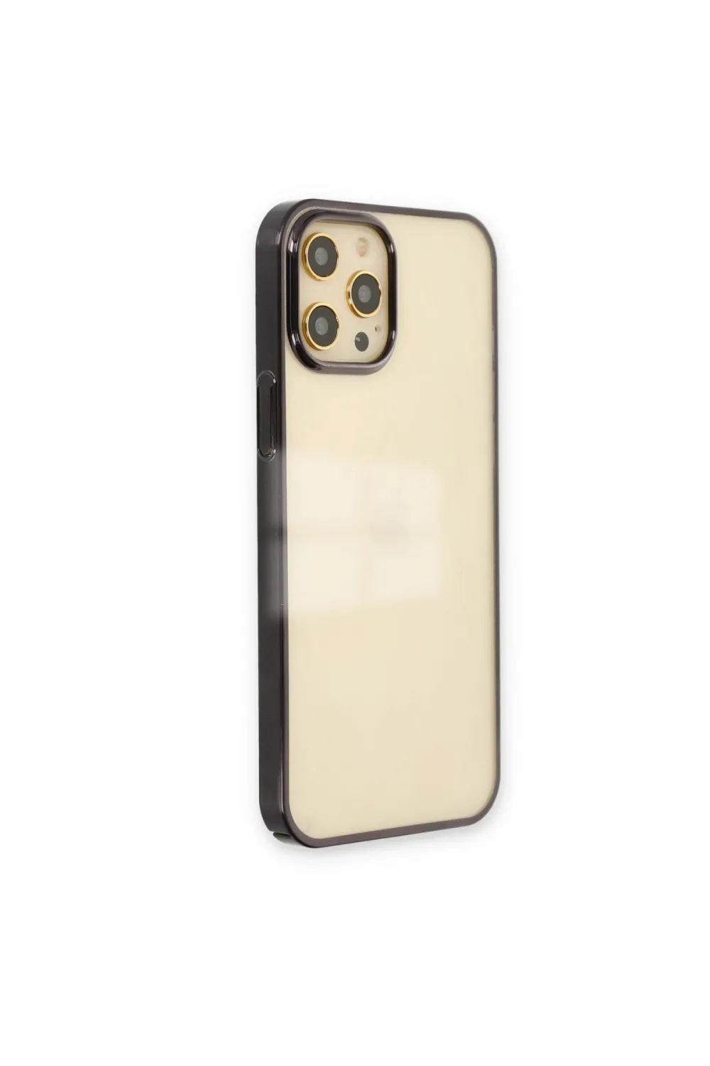 Apple İphone 12 Pro Max Kılıf Element Silikon - Siyah
