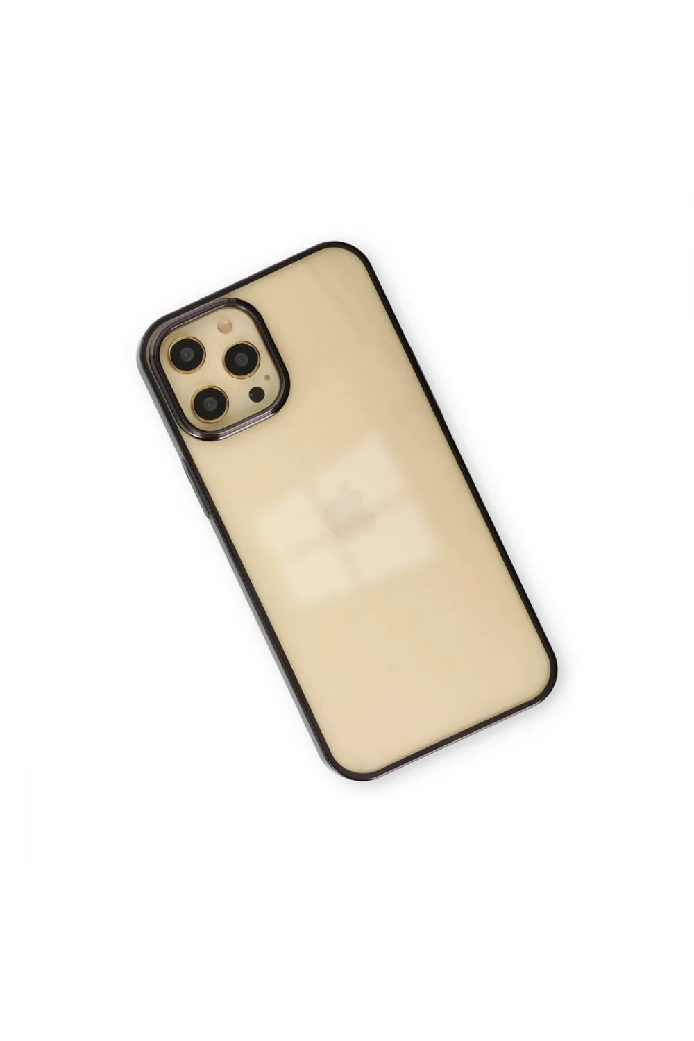 Apple İphone 12 Pro Max Kılıf Element Silikon - Siyah