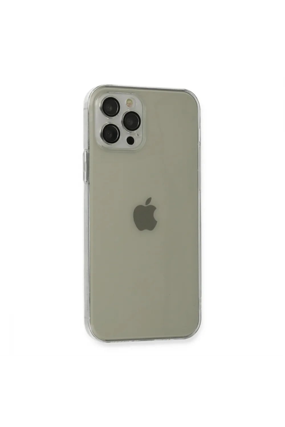 Apple İphone 12 Pro Max Kılıf Fly Lens Silikon - Şeffaf