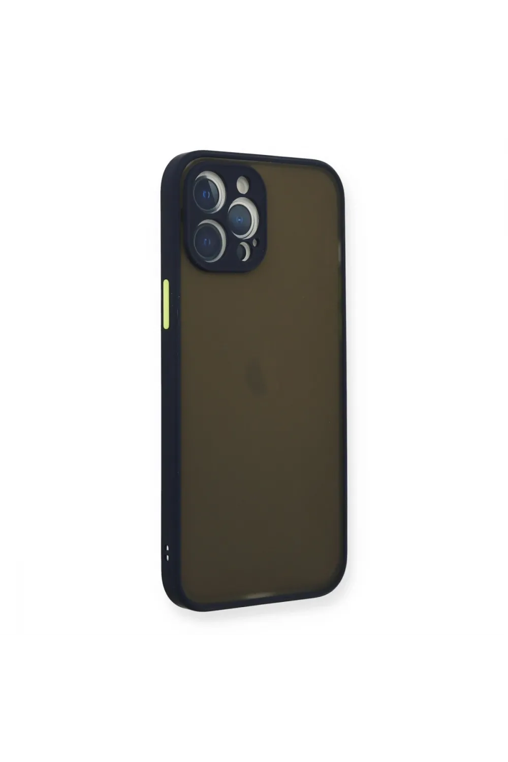 Apple İphone 12 Pro Max Kılıf Montreal Silikon Kapak - Lacivert