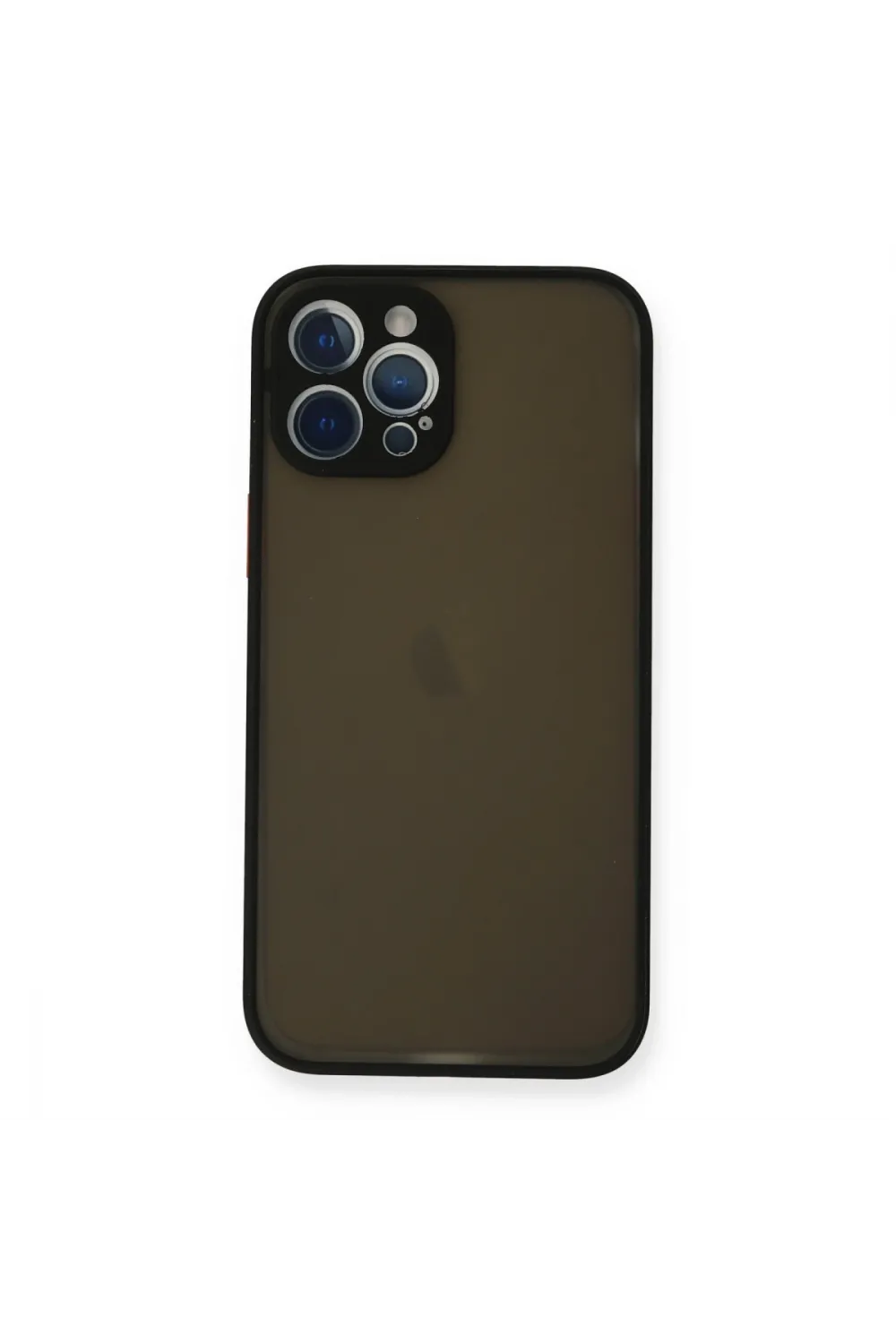 Apple İphone 12 Pro Max Kılıf Montreal Silikon Kapak - Siyah
