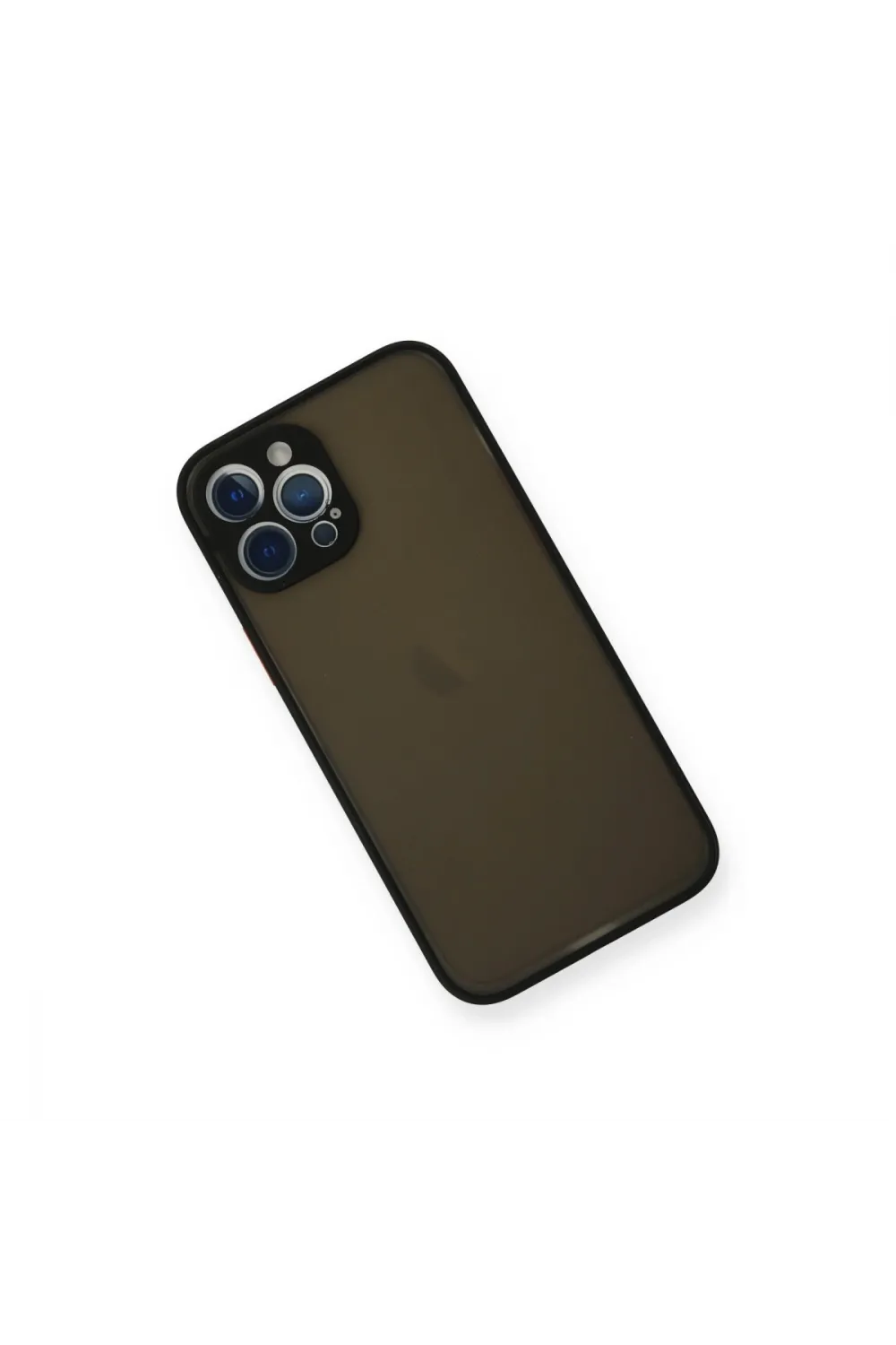 Apple İphone 12 Pro Max Kılıf Montreal Silikon Kapak - Siyah