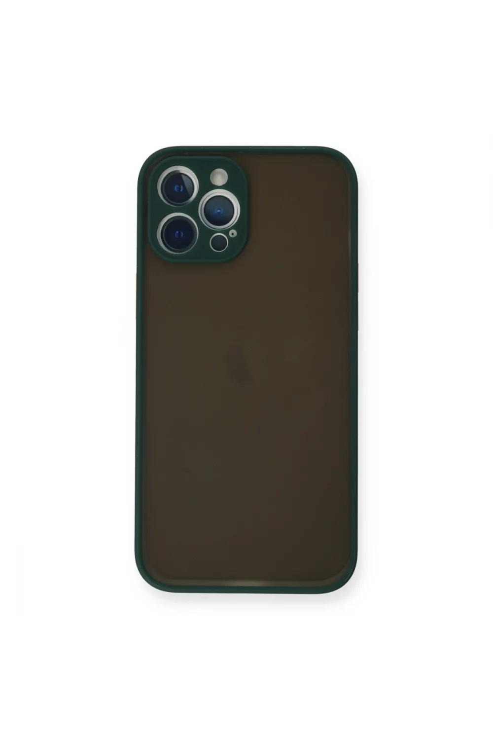 Apple İphone 12 Pro Max Kılıf Montreal Silikon Kapak - Yeşil