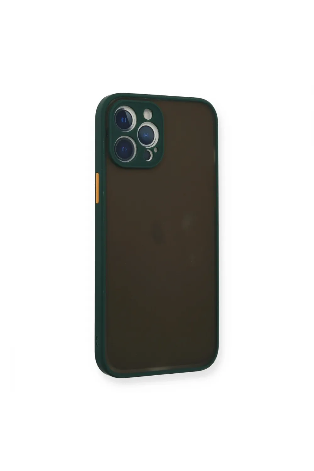 Apple İphone 12 Pro Max Kılıf Montreal Silikon Kapak - Yeşil