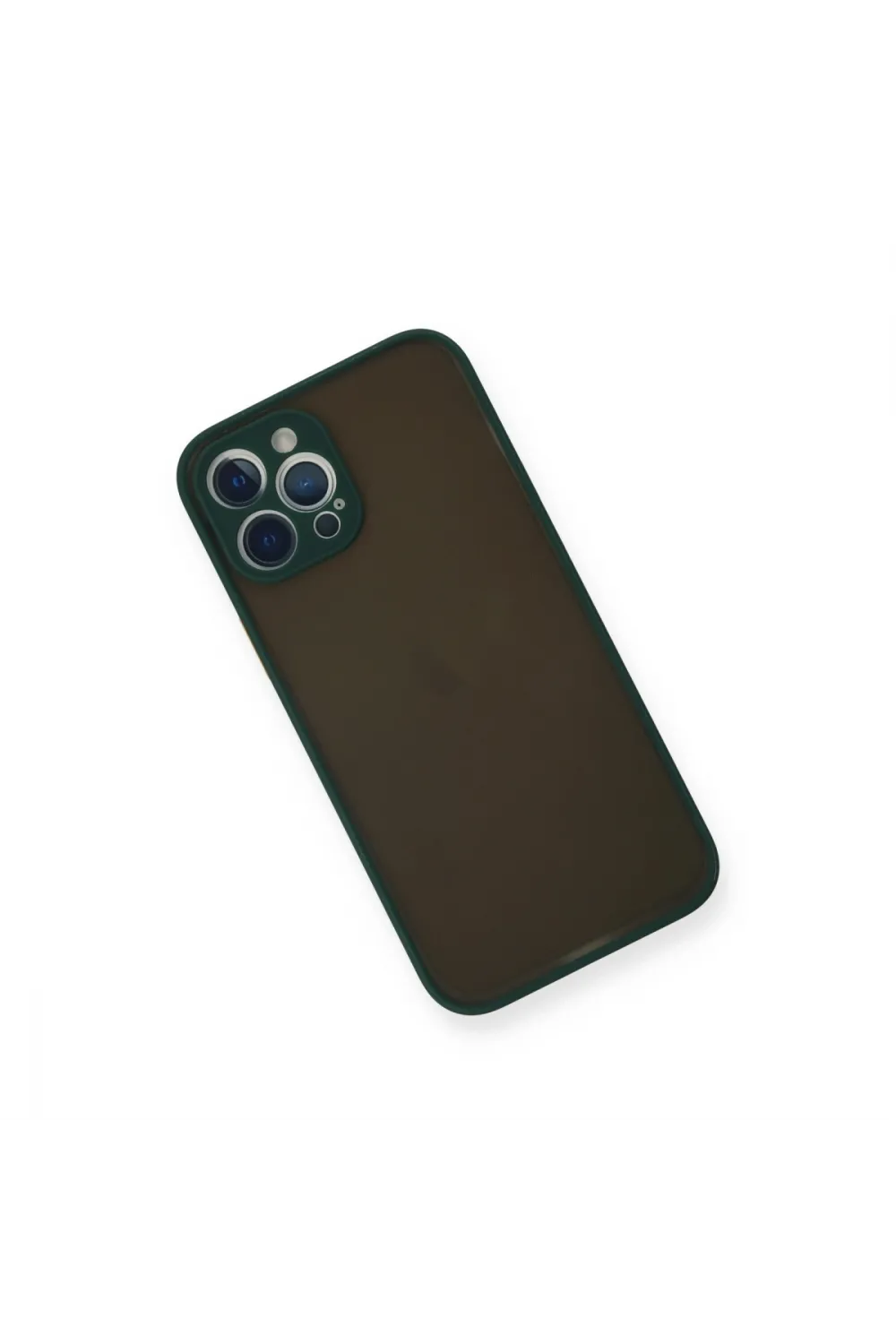 Apple İphone 12 Pro Max Kılıf Montreal Silikon Kapak - Yeşil