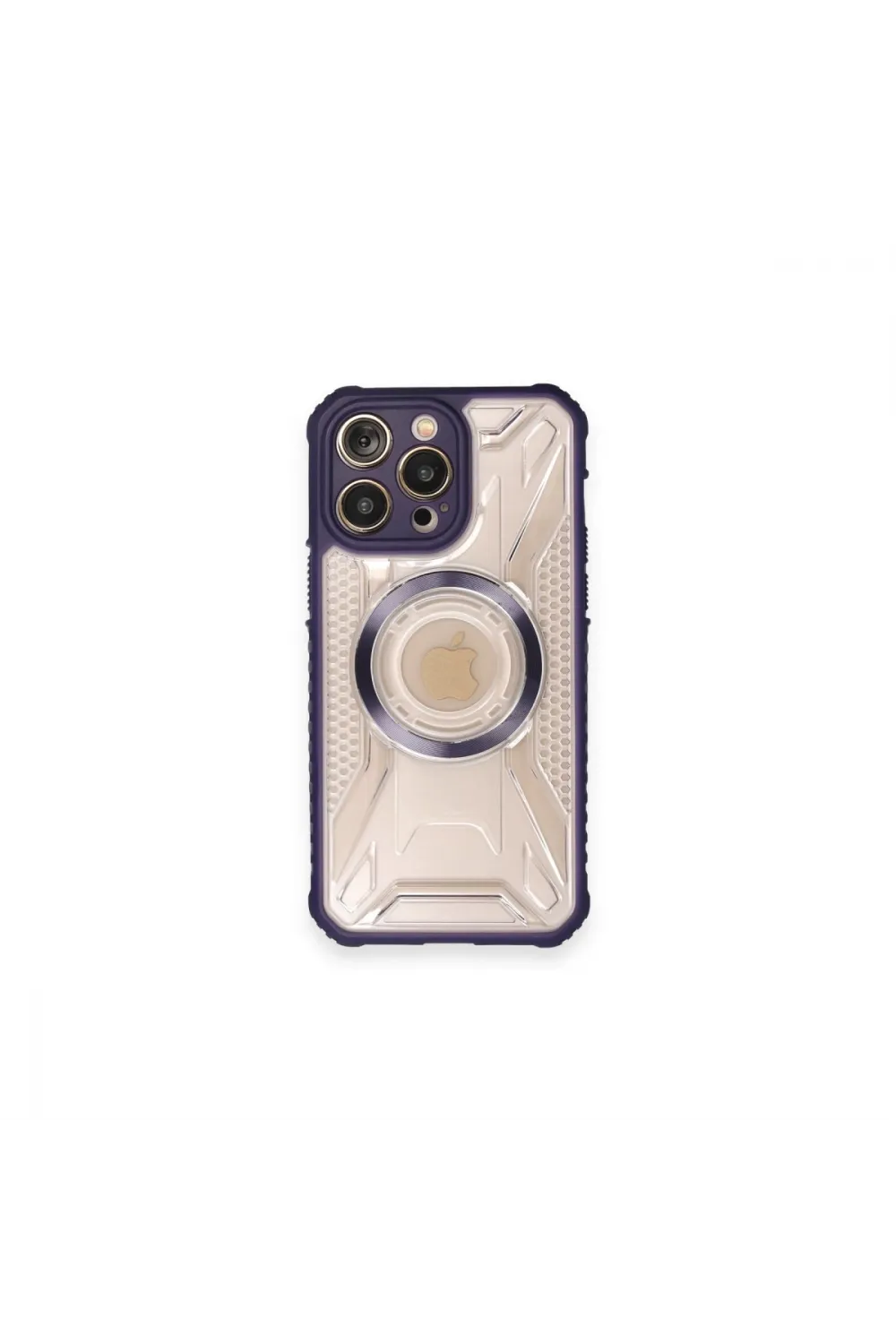 Apple İphone 12 Pro Max Kılıf Prag Magneticsafe Kapak - Derin Mor