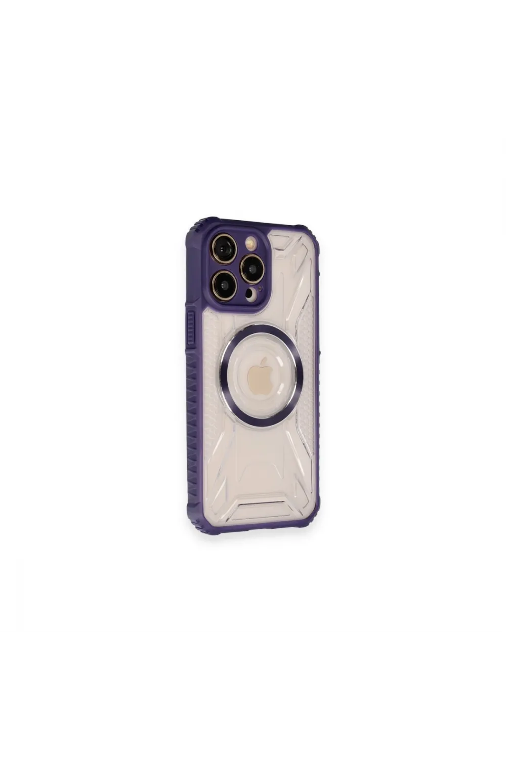 Apple İphone 12 Pro Max Kılıf Prag Magneticsafe Kapak - Derin Mor