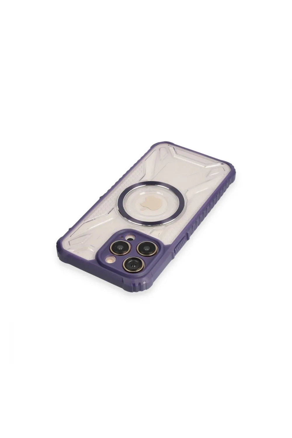 Apple İphone 12 Pro Max Kılıf Prag Magneticsafe Kapak - Derin Mor
