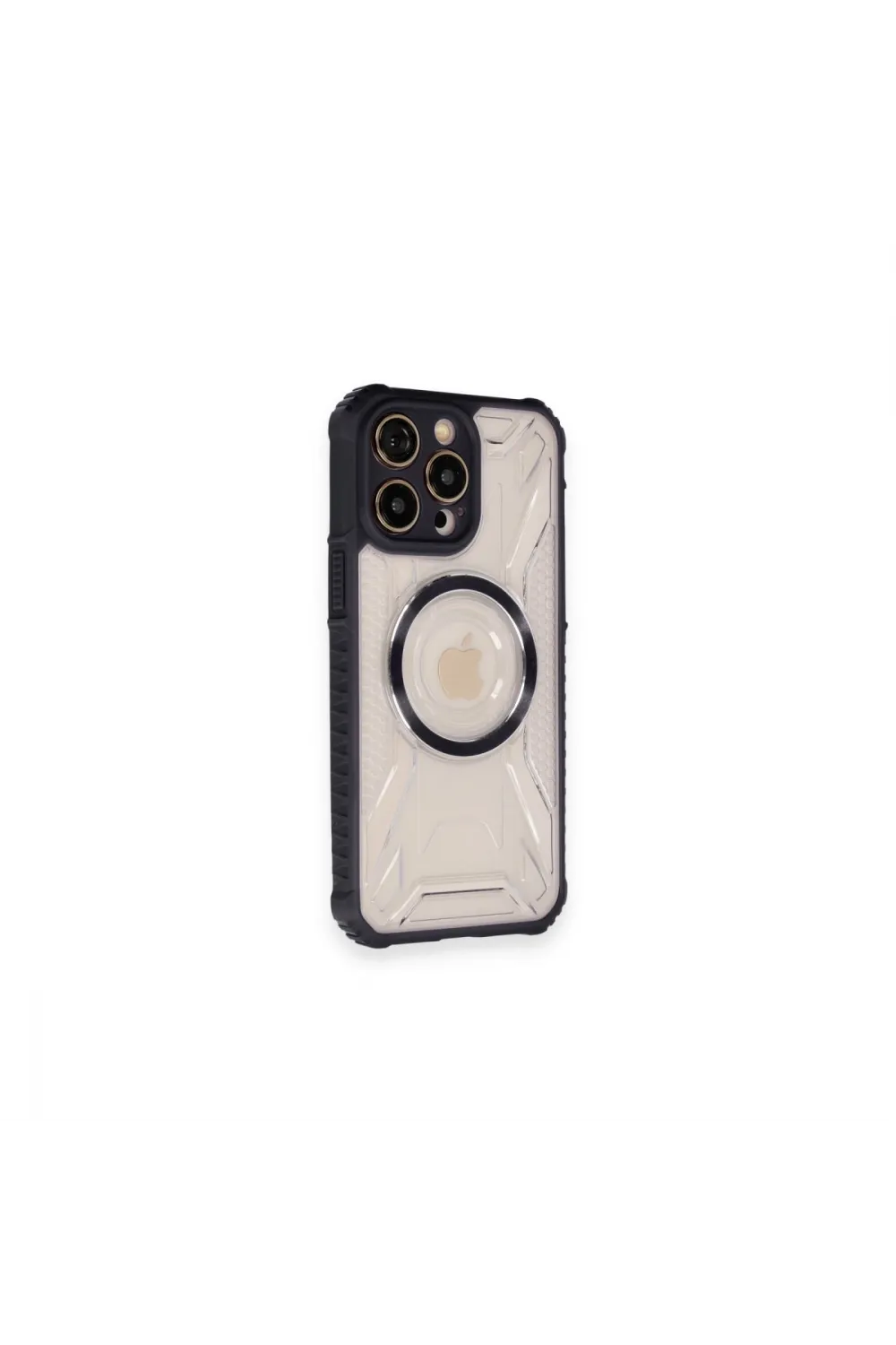 Apple İphone 12 Pro Max Kılıf Prag Magneticsafe Kapak - Siyah
