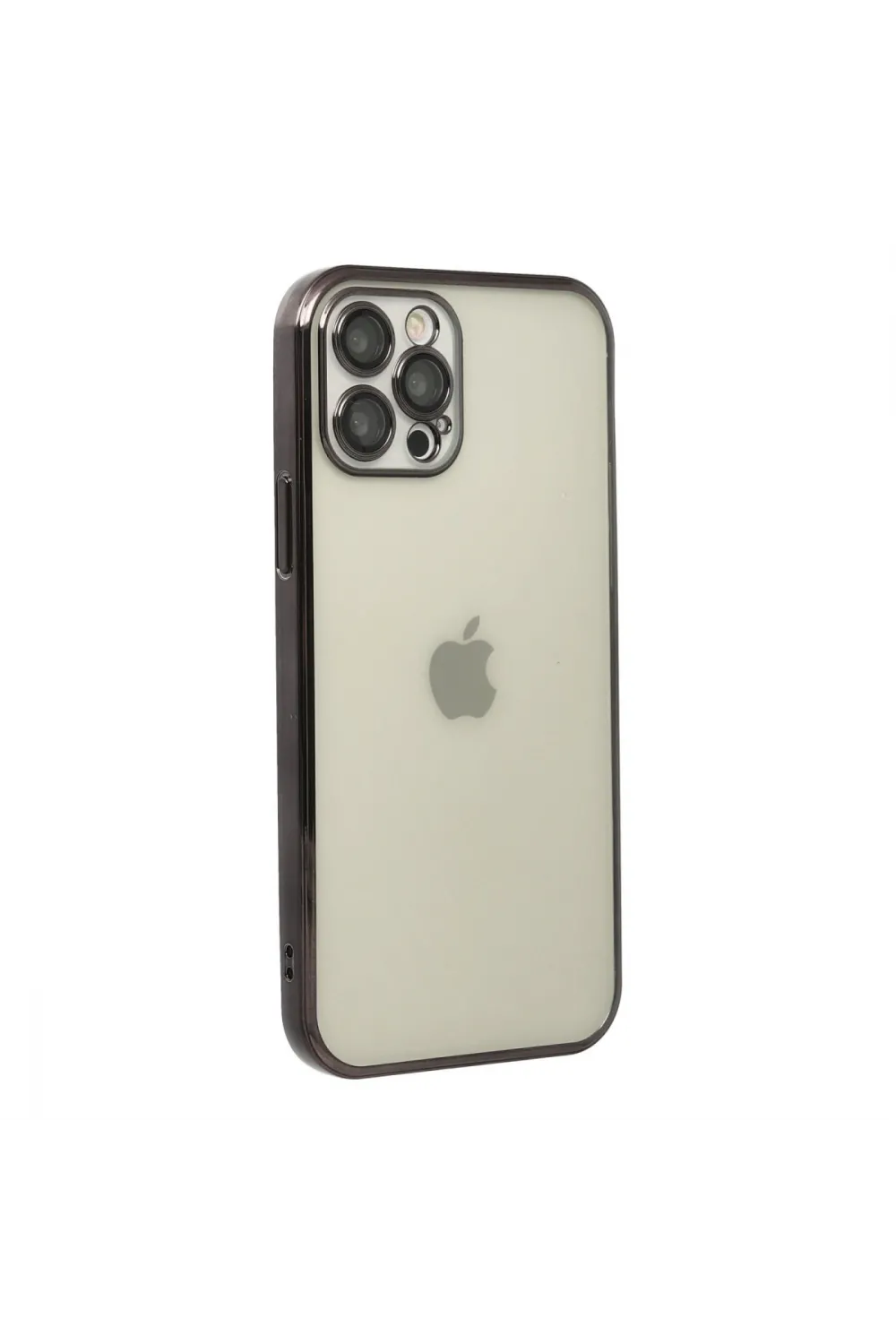 Apple İphone 12 Pro Max Kılıf Razer Lensli Silikon - Siyah