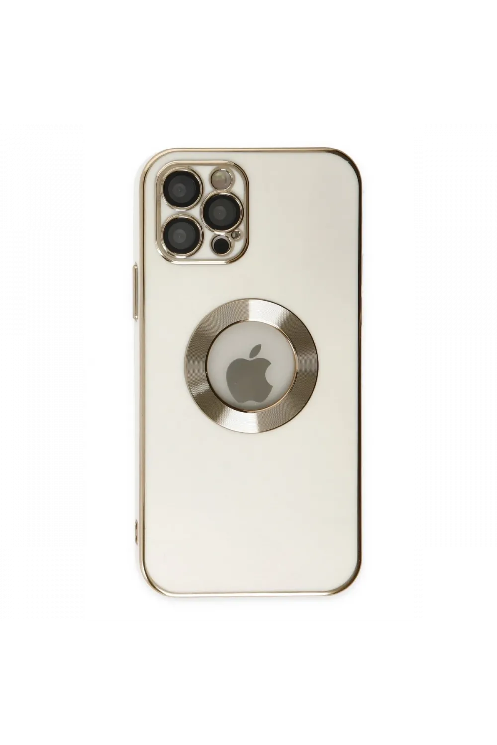 Apple iPhone 12 Pro Max Kılıf Store Silikon - Beyaz