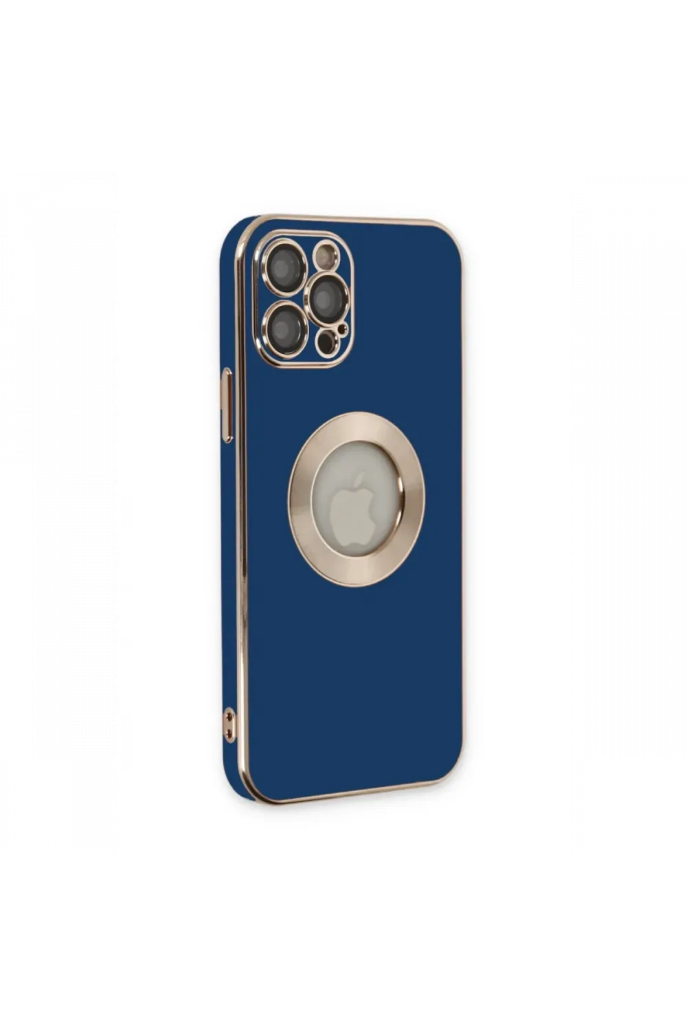 Apple iPhone 12 Pro Max Kılıf Store Silikon - Mavi