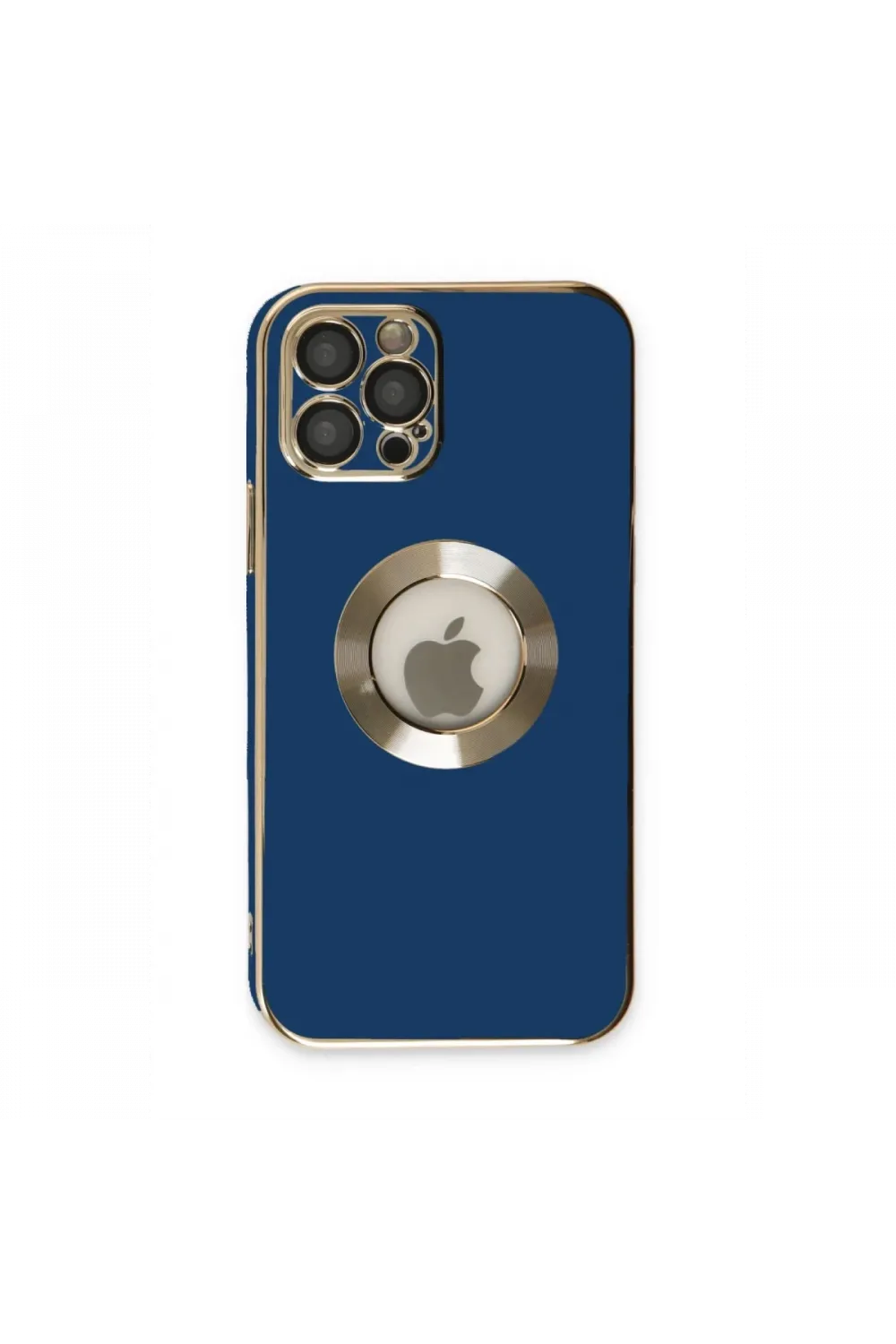 Apple iPhone 12 Pro Max Kılıf Store Silikon - Mavi