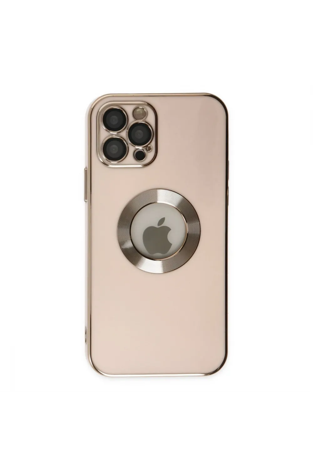 Apple İphone 12 Pro Max Kılıf Store Silikon - Pembe