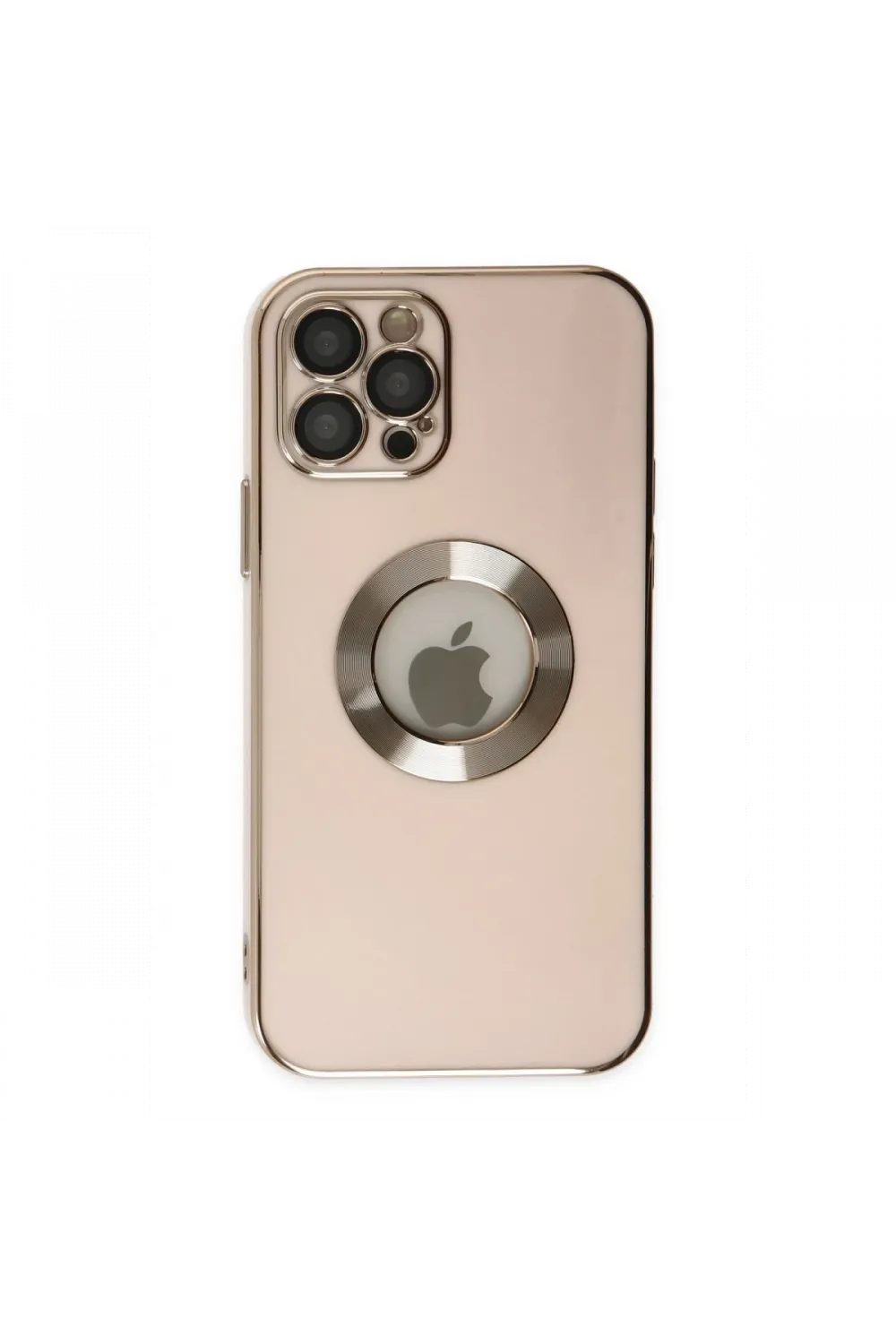 Apple iPhone 12 Pro Max Kılıf Store Silikon - Pembe