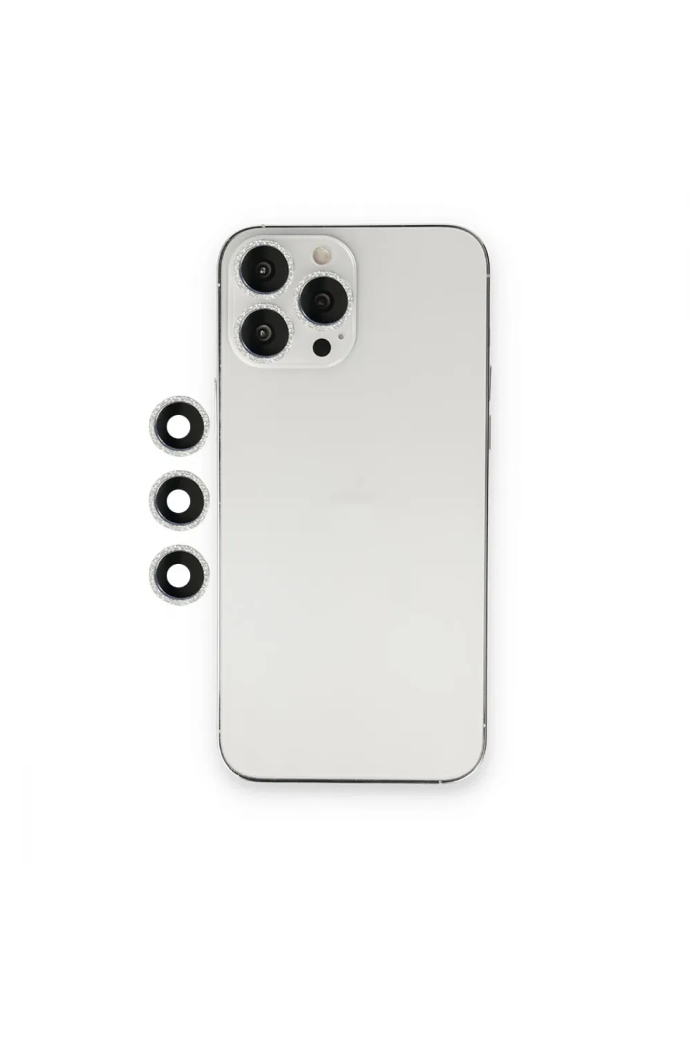 Apple İphone 12 Pro Shine Kamera Lens - Gümüş