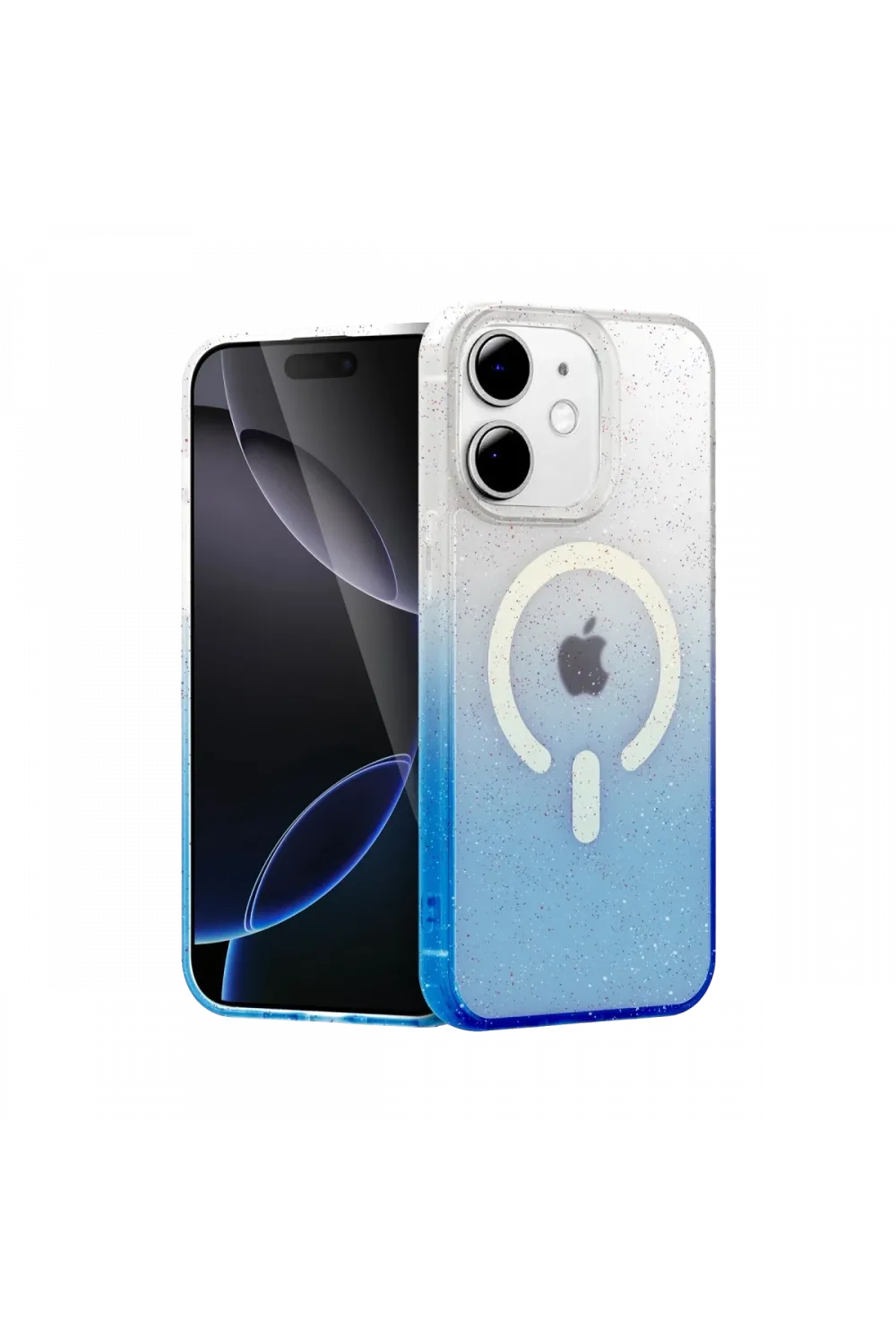 Apple iPhone 12 Pummel Shiny Magsafe Kapak - Mavi