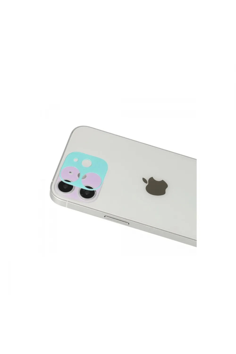 Apple İphone 12 Rainbow Kamera Lens Koruma Cam - Mor