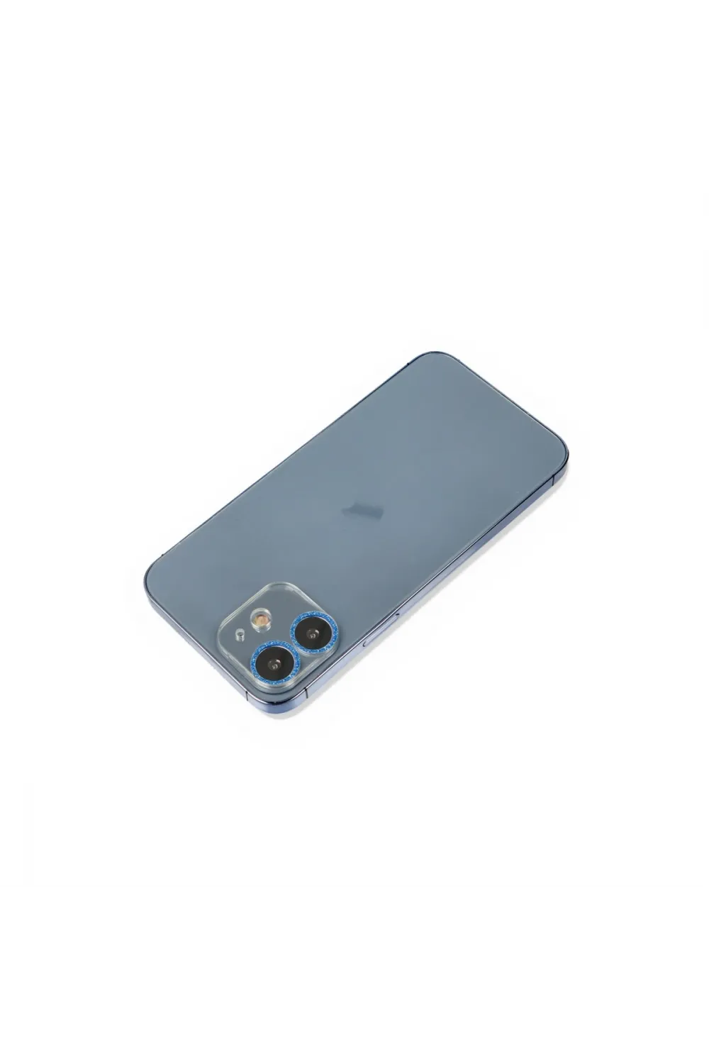 Apple İphone 12 Shine Kamera Lens Koruma Cam - Mavi
