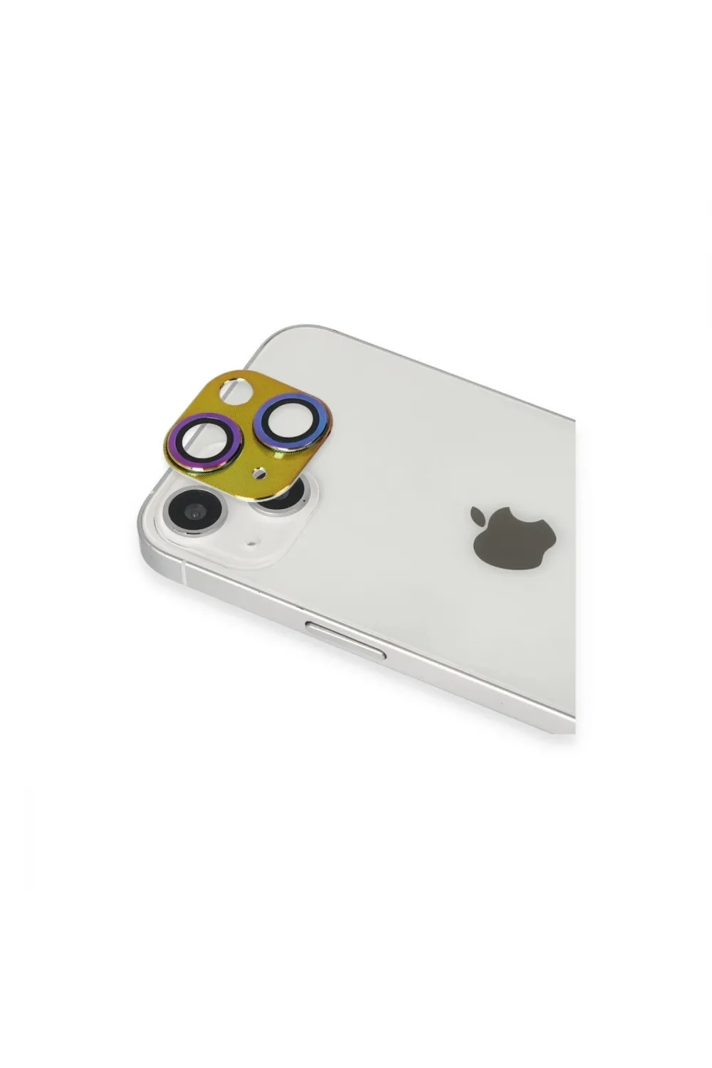 Apple İphone 13 Pers Alüminyum Kamera Lens - Rainbow
