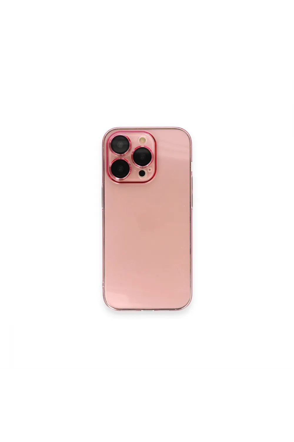 Apple İphone 13 Pro Kılıf Armada Lensli Kapak - Rose Gold