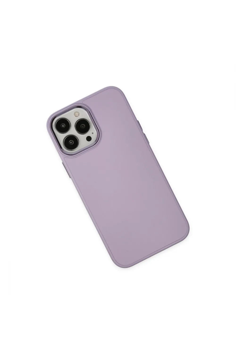 Apple İphone 13 Pro Kılıf Asya Deri Silikon - Lila