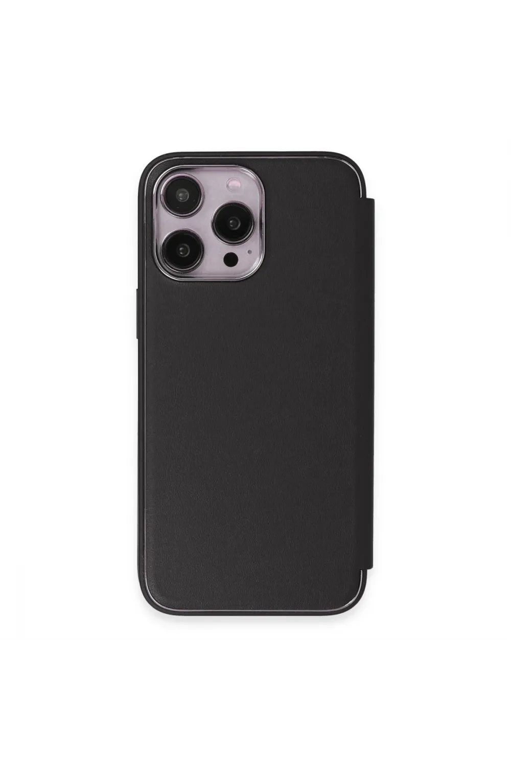 Apple İphone 13 Pro Kılıf Dolpin Kapaklı - Siyah