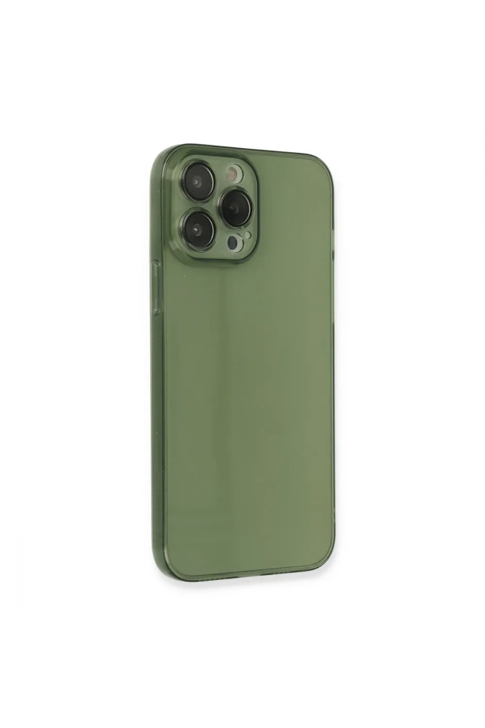 Apple İphone 13 Pro Kılıf Fly Lens Silikon - Yeşil