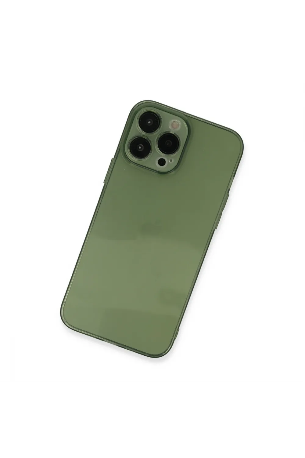 Apple İphone 13 Pro Kılıf Fly Lens Silikon - Yeşil