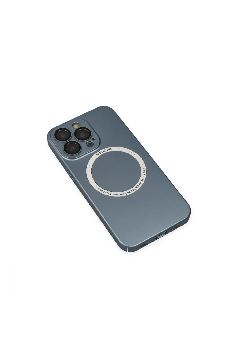 Apple İphone 13 Pro Kılıf Jack Magneticsafe Lens Silikon - Sierra Blue