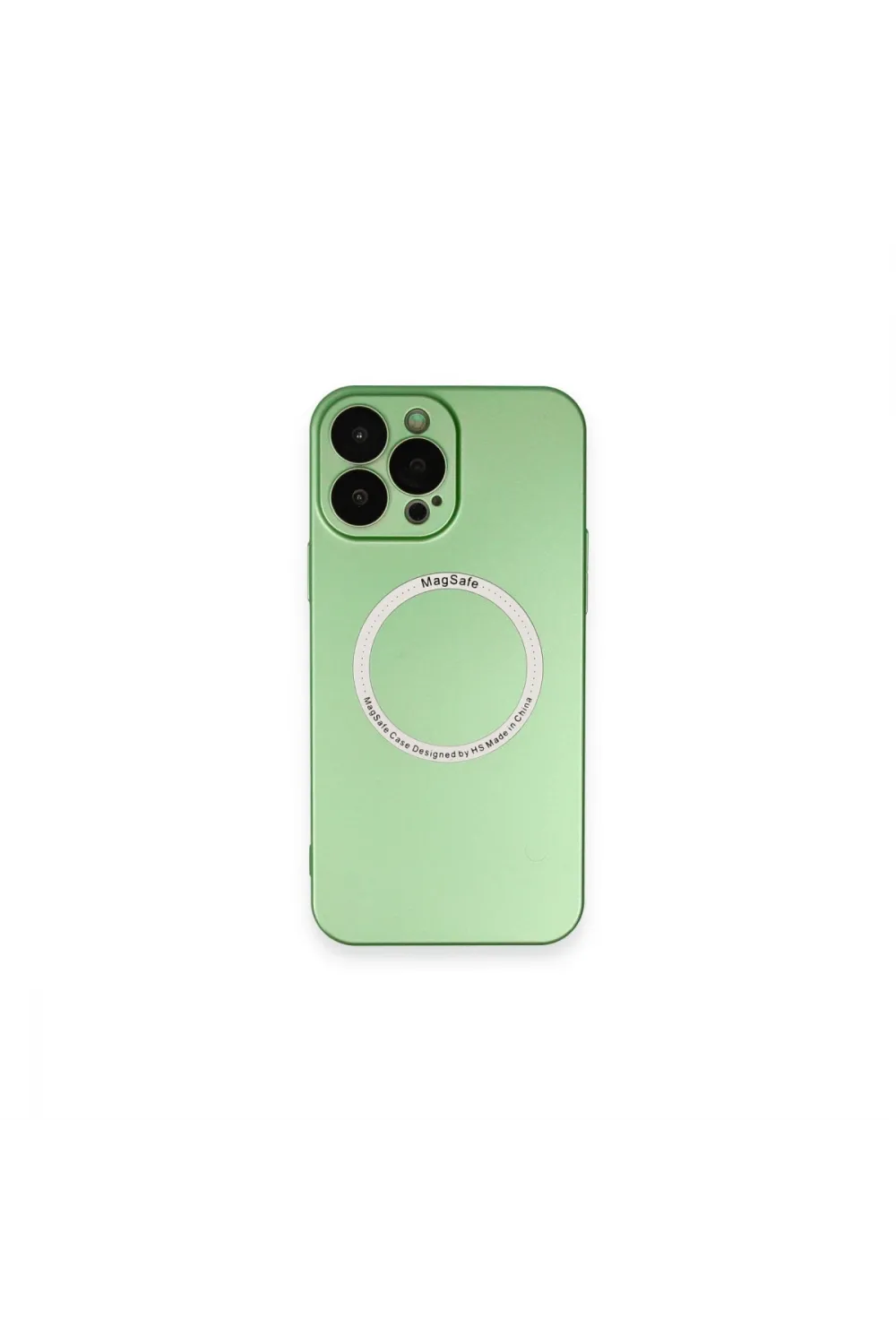 Apple İphone 13 Pro Kılıf Jack Magneticsafe Lens Silikon - Yeşil