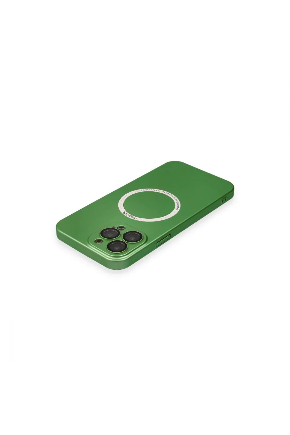 Apple İphone 13 Pro Kılıf Jack Magneticsafe Lens Silikon - Yeşil