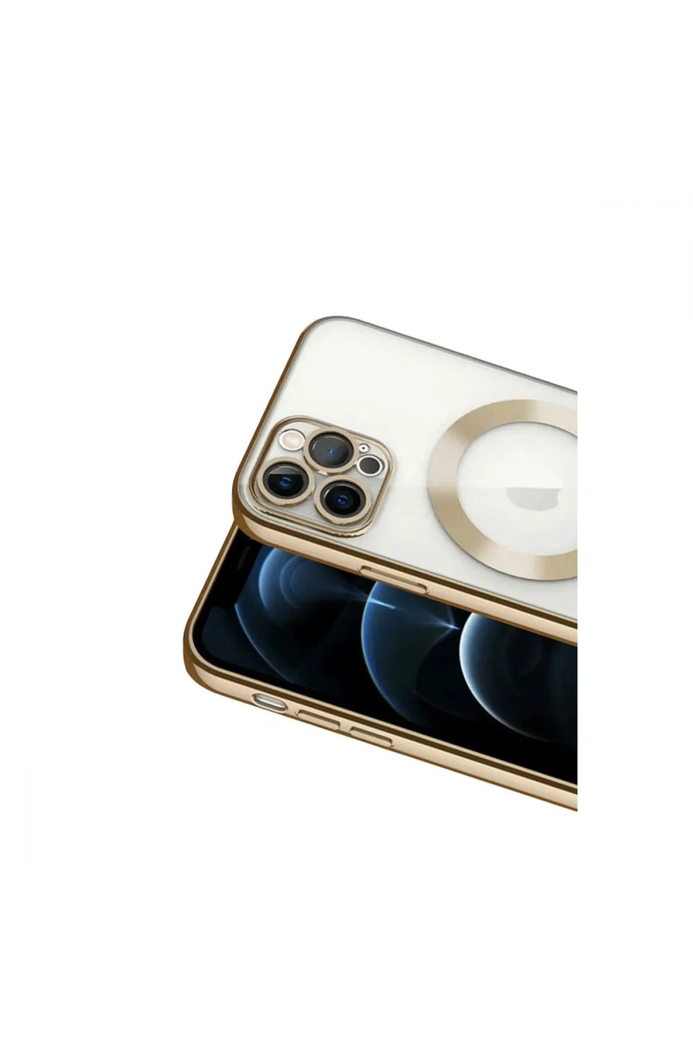 Apple İphone 13 Pro Kılıf Kross Magneticsafe Kapak - Gold