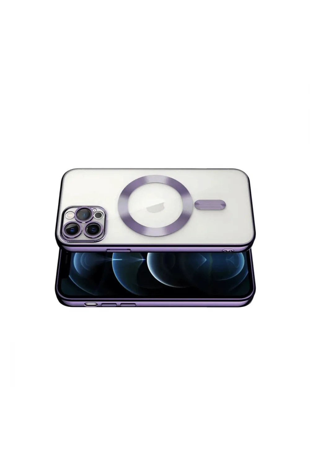 Apple İphone 13 Pro Kılıf Kross Magneticsafe Kapak - Mor