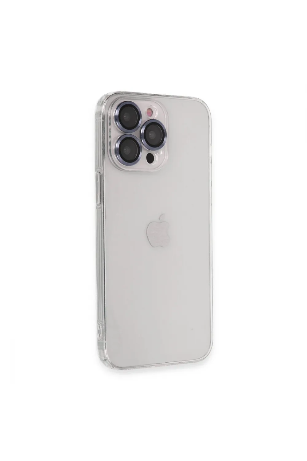 Apple İphone 13 Pro Kılıf Luko Lens Silikon - Sierra Blue