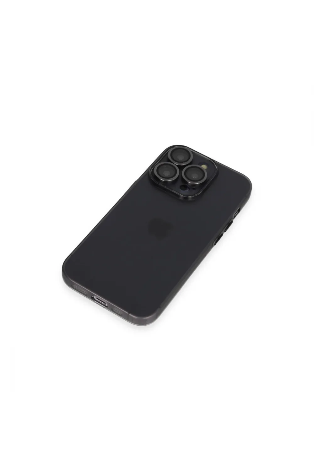 Apple İphone 13 Pro Kılıf Luko Lens Silikon - Siyah