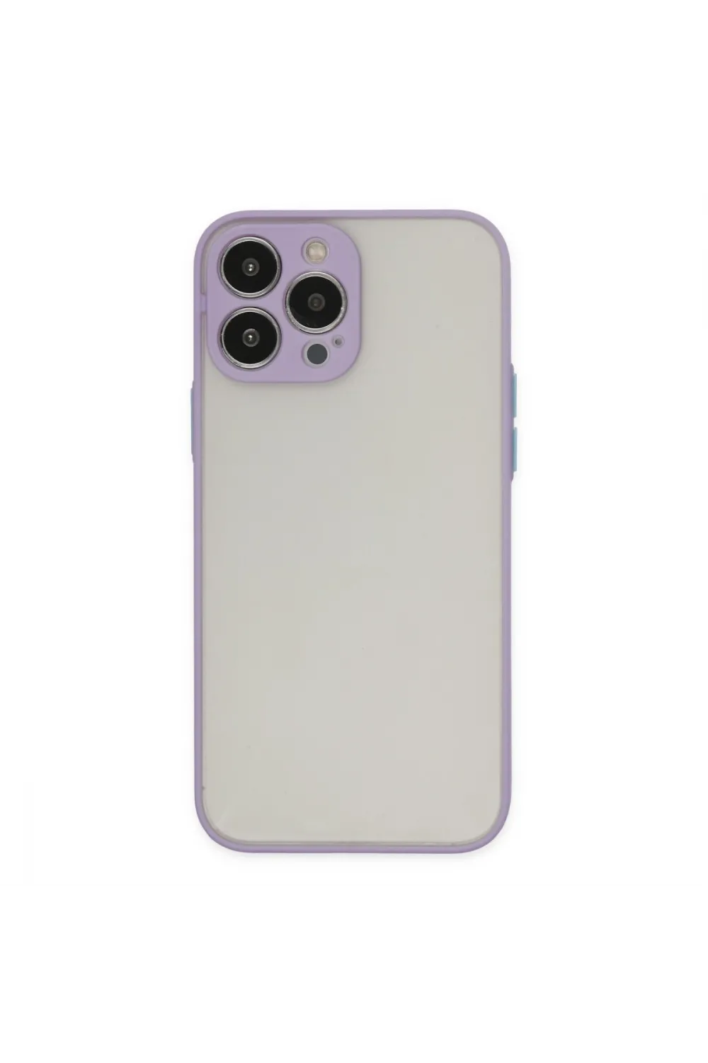 Apple İphone 13 Pro Kılıf Montreal Silikon Kapak - Mor