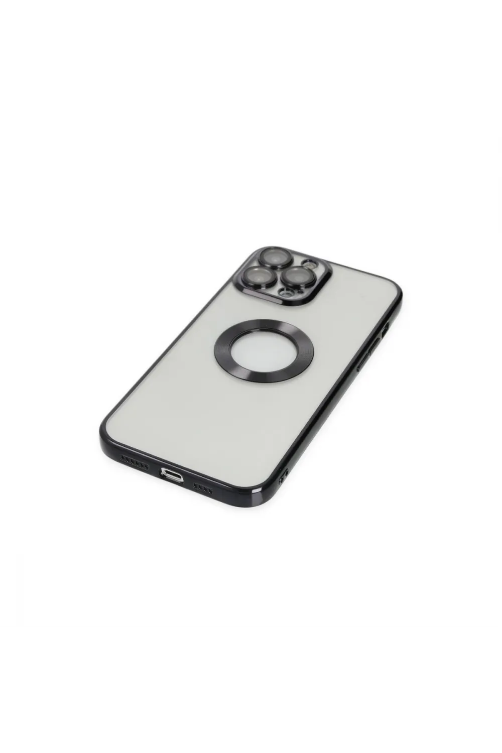 Apple İphone 13 Pro Kılıf Slot Silikon - Siyah