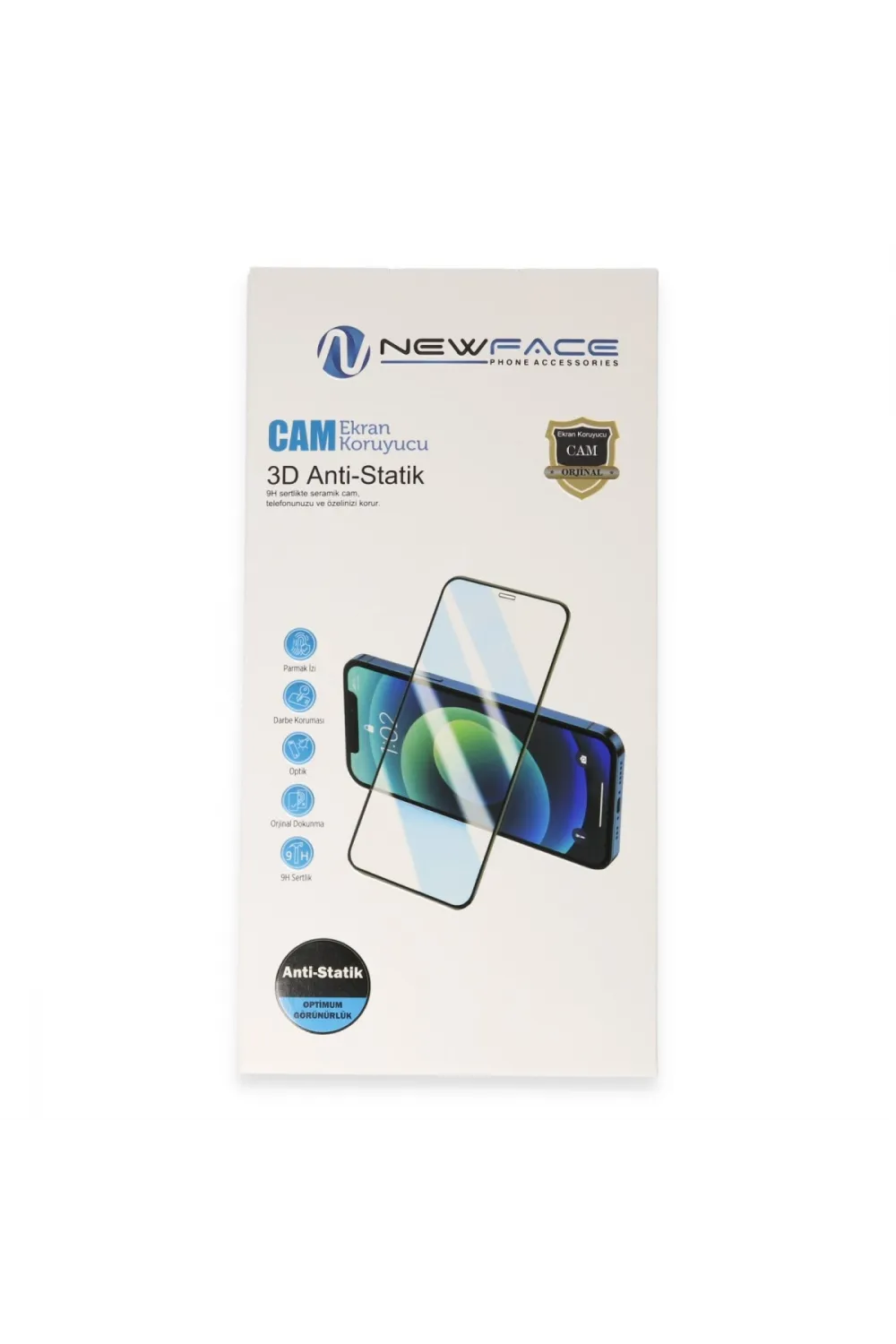 Apple İphone 13 Pro Max 3d Antistatik Cam Ekran Koruyucu