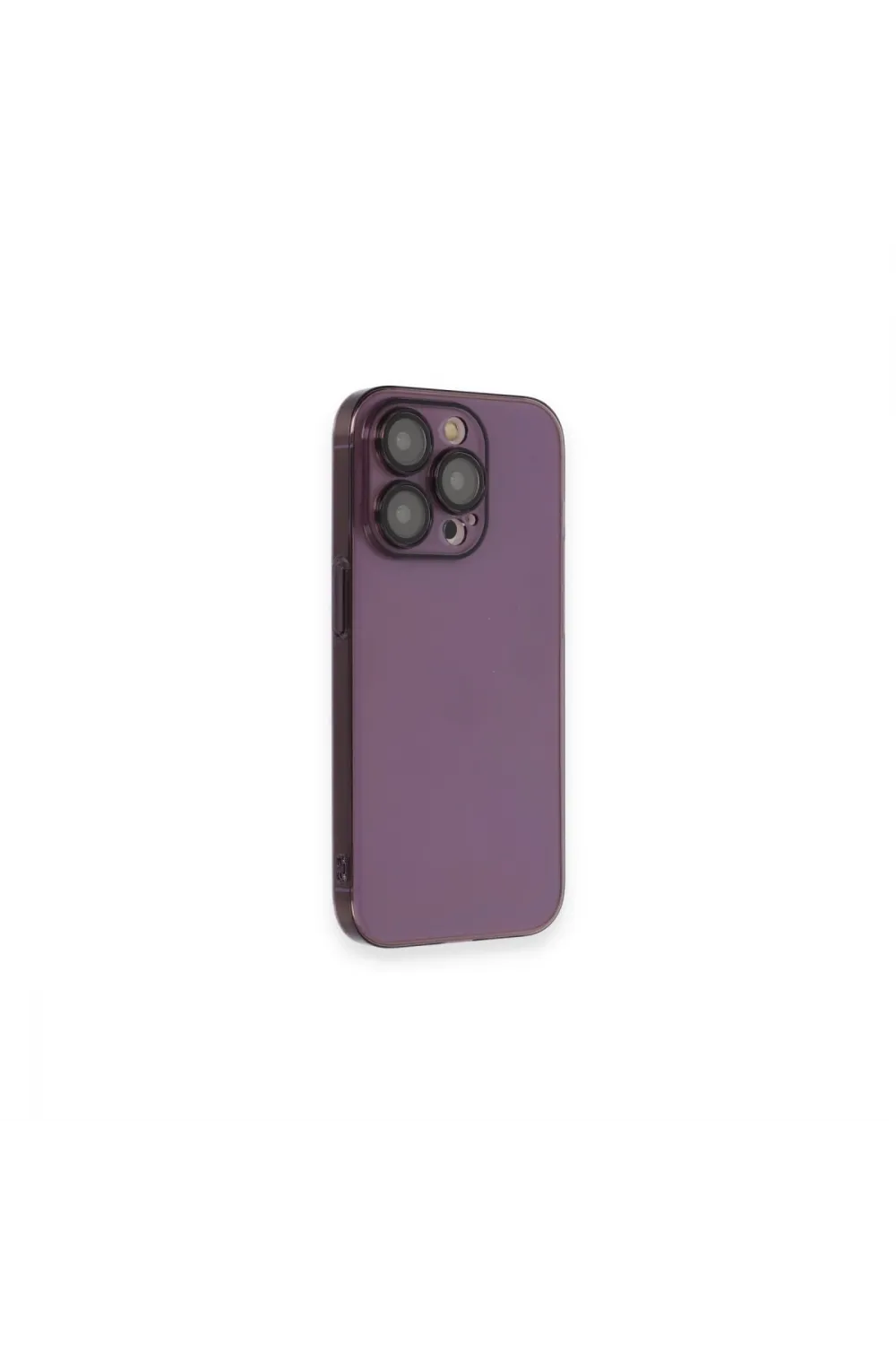 Apple İphone 13 Pro Max Kılıf Armada Lensli Kapak - Derin Mor