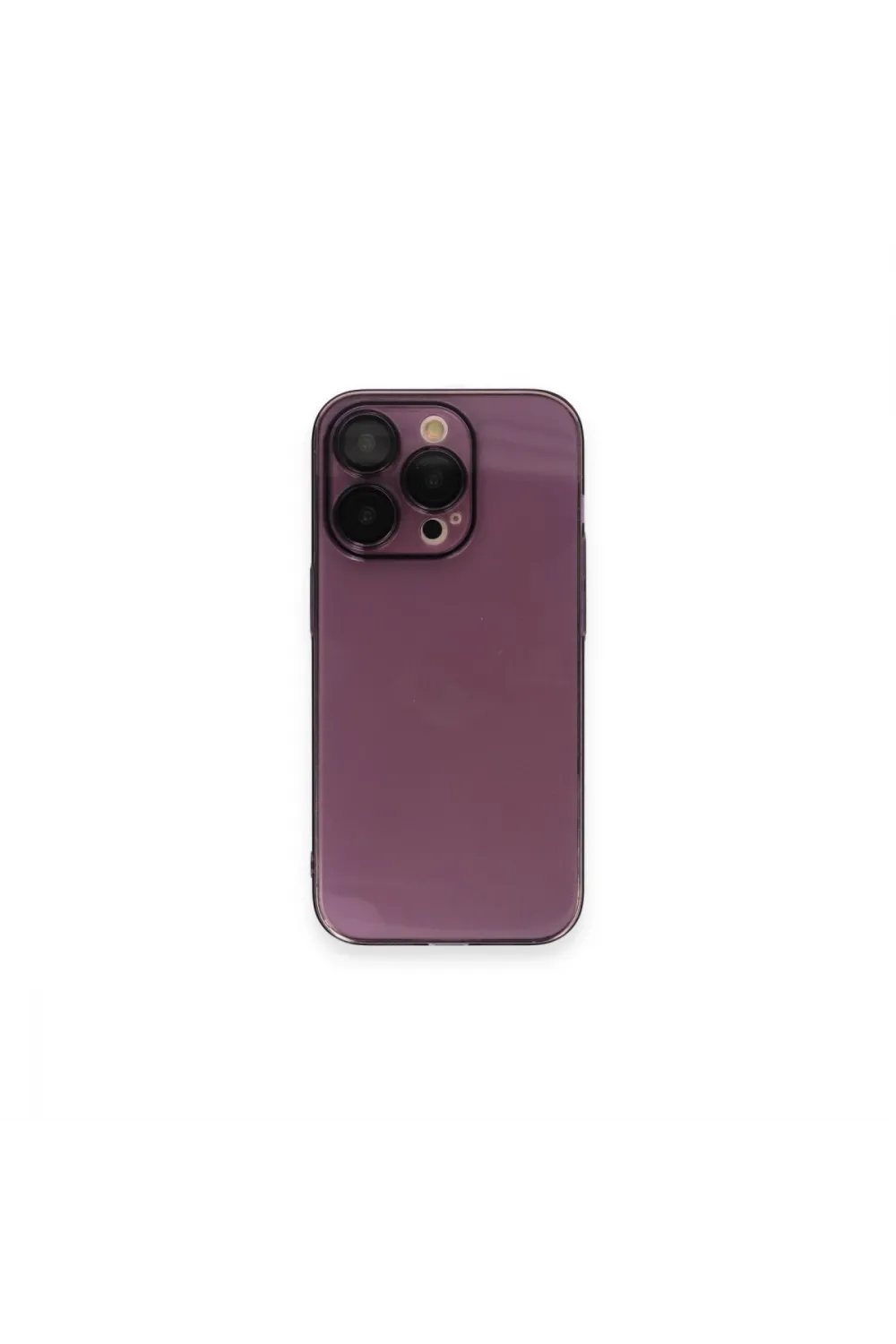 Apple İphone 13 Pro Max Kılıf Armada Lensli Kapak - Derin Mor