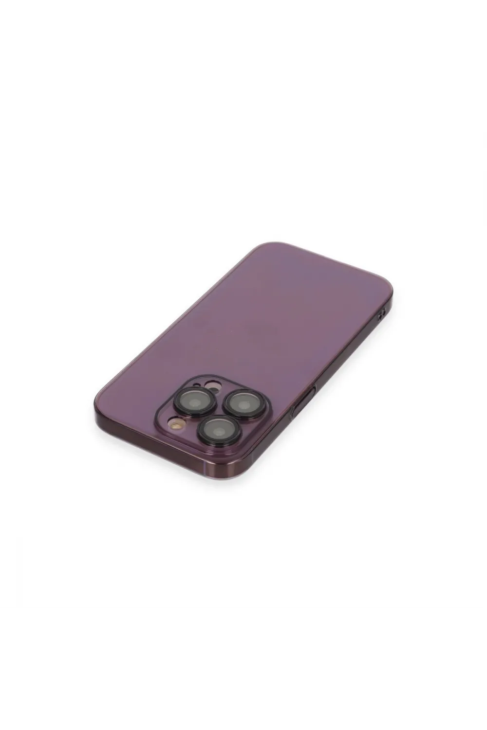 Apple İphone 13 Pro Max Kılıf Armada Lensli Kapak - Derin Mor