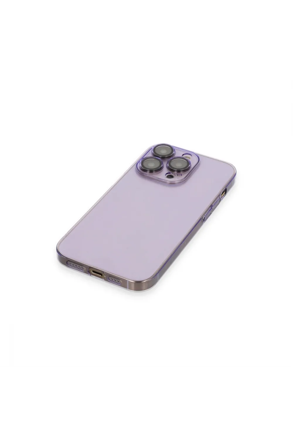 Apple İphone 13 Pro Max Kılıf Armada Lensli Kapak - Lila