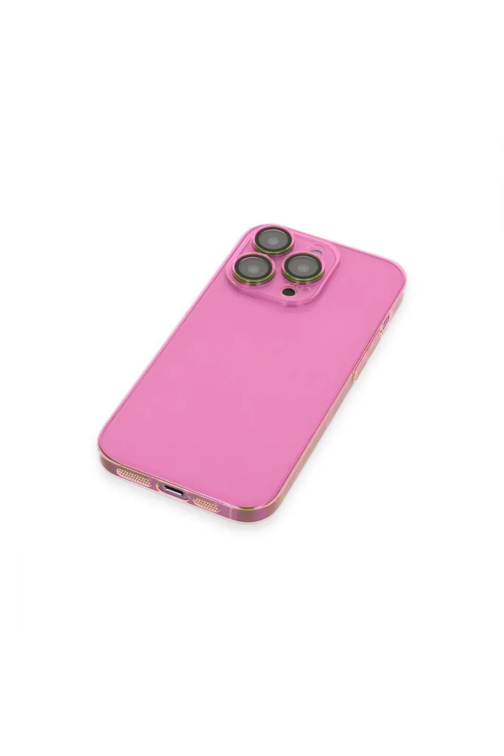 Apple İphone 13 Pro Max Kılıf Armada Lensli Kapak - Pembe