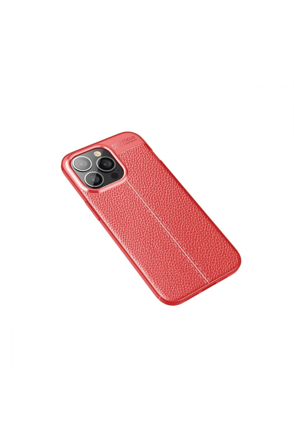 Apple İphone 13 Pro Max Kılıf Auto Focus Kapak - Kırmızı