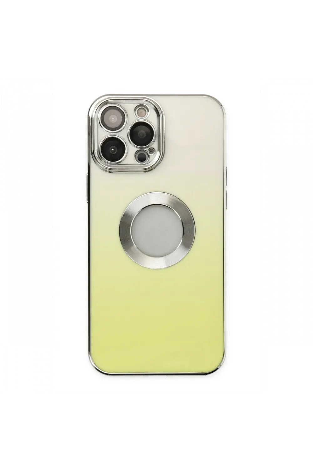 Apple iPhone 13 Pro Max Kılıf Best Silikon - Sarı